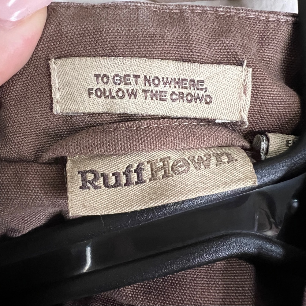 Vintage y2k Ruff Hewn Jacket in Brown - Picture 6 of 8